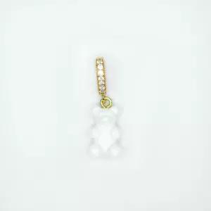 [크리스탈 헤이즈]크리스탈 헤이즈 노스텔지아 베어 파베 커넥터 골드 파우더