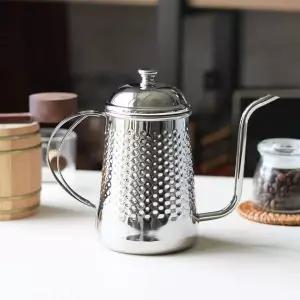 [콩심팥심]홈아트 엠보 핸드드립 포트 커피 주전자 700ml