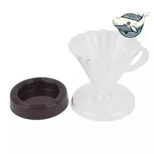 [콩심팥심]유리 핸드 드리퍼 커피 추출 도구 투명 커피