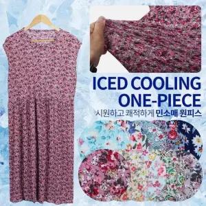 [라일리여성의류] Rly 미니플라워 플리츠 냉장고 민소매 원피스