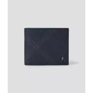 매장정품 빈폴 BEANPOLE ACCESSORY 빈폴헤릿 전판 반지갑 - 네이비 BE61A3M03R 665183