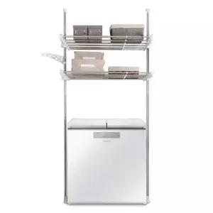 [생활] 접이식 스테인리스 선반 광폭 김치냉장고위선반