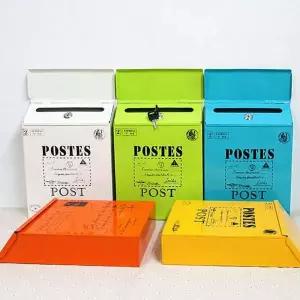 [골드스마일]소리함 편지함 우체통 컬러 인테리어 벽걸이 우편함