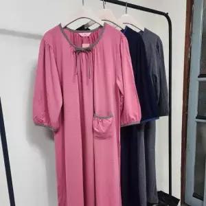 원피스잠옷 국산 신축성 좋은 사방스판 간절기 홈웨어 원피스