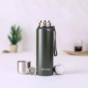 스텐 스테인리스 보냉온병 진공 그린 보온병 1리터
