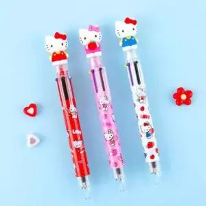 [문구/오피스] 헬로키티 피규어 산리오 6색 볼펜-12EA