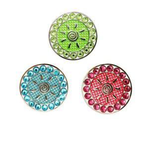 마이아트 골프공 마커 크리스탈 볼 팩 3개