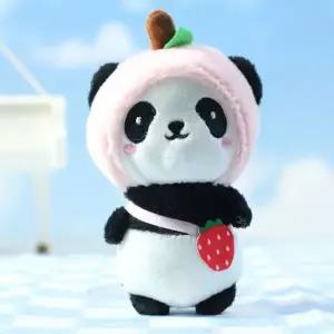 헬로제니 귀여운 판다 인형 열쇠고리 키홀더_딸기