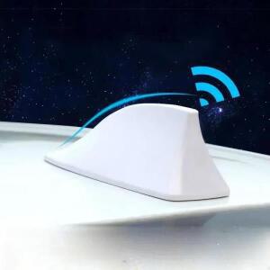 자동차 차량용 호환 라디오 신호 안테나 지붕 상어 지느러미 테일 수정 일반 모델용 호환 무펀치 장식