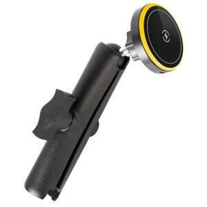 MagSafe용 FPN 1인치 볼 마그네틱 무선 충전 휴대폰 홀더 베이스, 5.9인치 알루미늄 롱 암, MagSafe 충전기용 1인치(25mm) 마운트, RAM 마운트 B 사이즈