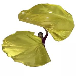 단색 찬양용 워십깃발 예배깃발 댄스부채 교회공연