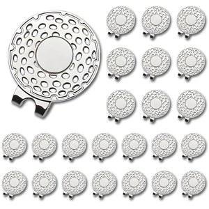 BSTWARM 마그네틱 골프 모자 클립 장갑용 볼 마커 홀더 가방 캡 바이저 벨트