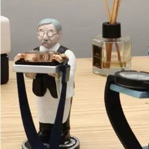 [셀러에이드]인테리어 장식 소품 SMART WATCH 무선충전용 집사님