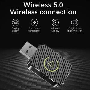 유선 무선으로 CarPlay 미니 어댑터로 변환 USB/Type-C 인터페이스 탑재 지원하는 차량과 호환