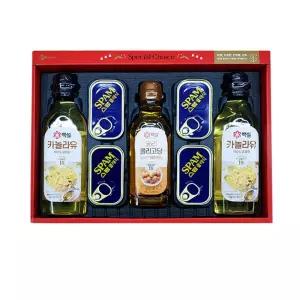 CJ 특별한 선택 H2 스팸 식용유 7종 선물세트 햄선물세트 햄선물 스팸