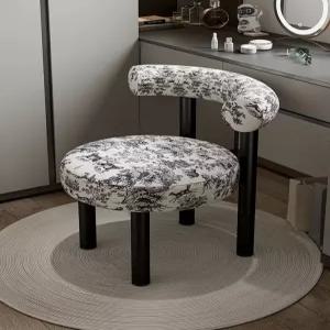 화장대 의자 카페 스타일 스툴 패브릭 침실용 감성적인