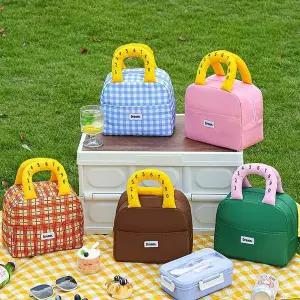 대용량쿨러백 숫자손잡이보온보냉백 도시락가방 보냉백