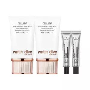 셀라보 워터 다이브 선크림 시즌3 60g x2 + 쟈스 기미크림 15ml x2