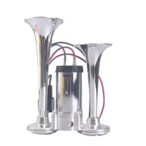 크락션 압축기 듀얼 전기 에어 혼 키트 차량 차량용 트럭 보트용 12V 24V 600DB 슈퍼 스피커