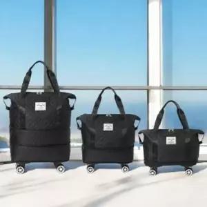 아이러빗2단확장보스턴백(블랙)바퀴달린여행가방