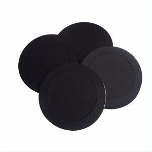 마리얀드 4개 6.5인치 폼 스피커 인핸서 패스트 링, 6인치 자동차 도어 스피커, 스테레오 오디오 스피커용 고반동이 가능한 범용 고반동 스펀지 베이스 차단 키트