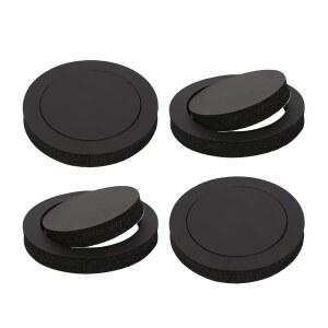 YOUYIEN 6.5 폼 스피커 인핸서 키트(4개), 6인치 6.5인치 자동차 도어 스피커에 적합, 스테레오 오디오를 위한 고반동이 가능한 범용 고반동 스펀지 베이스 차단 키트