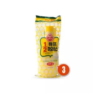 오뚜기 하프 마요네즈 525g x3개