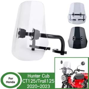 PCX윈드스크린 혼다 헌터 CT 125 프론트 윈드 스크린 실드 에어 디플렉터 CT125 Trail125 오토바이
