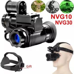 필드스코프 망원경 NVG30 헬멧 940nm IR 야간 투시 단안 광시야 40 ° NVG10 3세대 용 디지털 투시경 트레