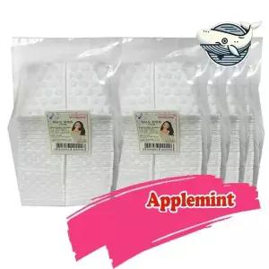 부드러운 순면 화장솜 500매 애플민트 엠보싱