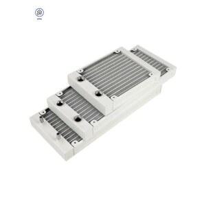 화이트 라디에이터 수냉식 드레인 포트 액체 라이트 코일 냉각기 전기 Ice 냉각 II