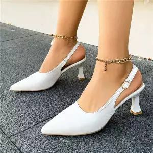 여사친 봄여름 뾰족코 뒷굽 슈즈 스틸레토 웨지힐 화 샌들 스트랩 빅사이즈 admr2