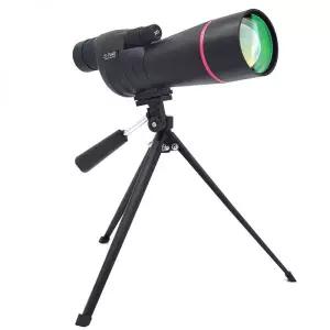 필드스코프 망원경 줌 25-75x60 스포팅 스코프 HD 단안 조류 관찰 촬영 캠핑 삼각대 방수 장거리