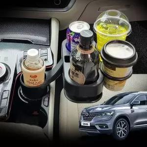 [셀러에이드]차량 컵홀더 정리함 차량용 컵거치대
