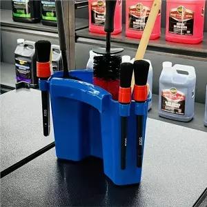 범용 버킷 정리함 자동차 보관 키트 외부 걸이식 디테일링 도구 브러시 미트 빠르고 쉬운 업데이트 스타일