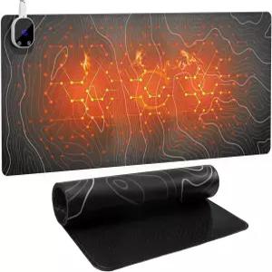 레돈 온열 마우스 패드 책상 매트 4개의 난방 레벨과 자동 차단 있는 전기 35.4인치 x 15.7인치 대형 안전