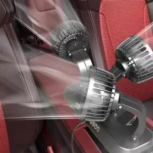 3구 헤드 차량용 선풍기 에어컨 미니 휴대용 손풍기