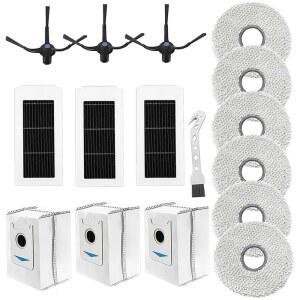 A98I ECOVACS DEEBOT X5 Omni 액세서리 Hepa 필터 청소기 사이드 걸레 브러시 천 / 로봇 진공