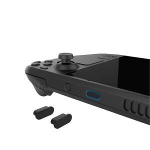 스팀 데크 용 호환 보호 키트 OLED 방진 버튼 스티커 실리콘 캡 게임 호환 액세서리