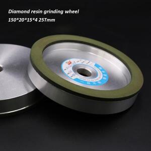 경도가  합금석 연마용 Dia150mm 단면 오목 컵형 다이아몬드 레진 휠