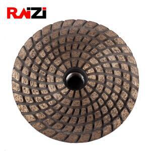Raizi 화강암 콘크리트 용 금속 본드 소결 다이아몬드 연삭 디스크, 어댑터 포함, 연마석 휠, 4 인치, 100