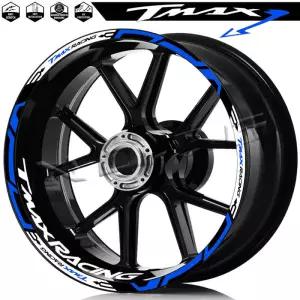 TMAX 반사 오토바이 휠 림 스티커 스쿠터 허브 스트라이프 테이프 데칼 액세서리 방수 500 530 560 2023