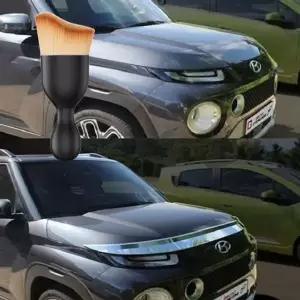 [셀러에이드]캐스퍼 본넷가드 크롬 디플렉터 먼지 브러쉬 세트