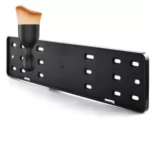 자동차 번호판 가드 틀 번호판 교체 먼지 브러쉬 세트