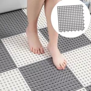 [골드스마일]욕실 화장실 미끄럼방지 바닥매트 그레이 깔판