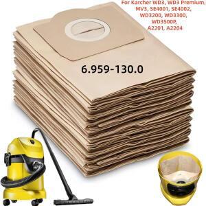 Karcher 6.959-130.0 WD3 MV3  습식 건식 진공 청소기 SE4001 MV1 WD3200 A2204 A2656용 호환 가방