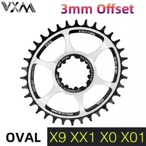 자전거 타원형 체인링 오프셋 3mm 32t 34t 36t Xx1 Eagle X01 Gx X1 1400 X0 X9 S1400 Mtb 스프로킷