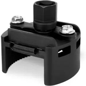 범용 조절식 오일 필터 렌치 2-3/8인치 3-1/8인치 60-80mm 캡 스타일 도구 미끄럼 방지 톱니 모양의 죠가