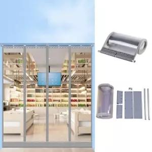 자석 방풍 방한 투명 커튼 바람막이 매장 출입구 가정 비닐 가정용 업소용 중문 베란다 P.V