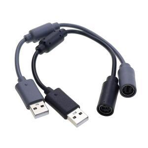 XBOX 호환 호환 360 유선 게임 케이블 컨트롤러 연결 커넥터 어댑터 용 호환 USB 분리형 코드 교체